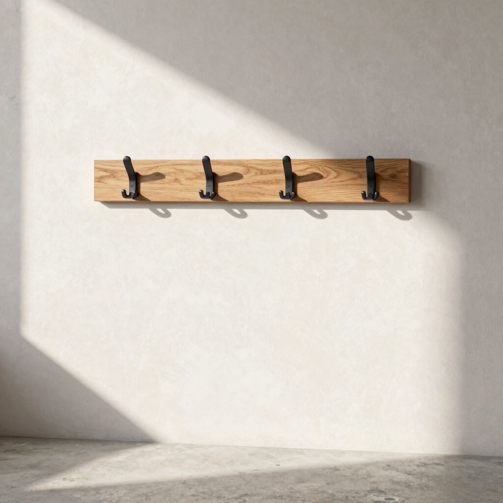 Gridline Wall Mounted Coat Rack