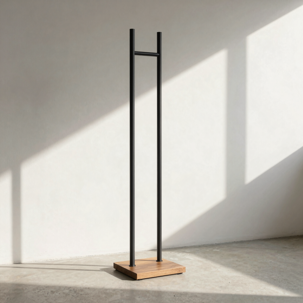 Linear Double Rod Coat Tree