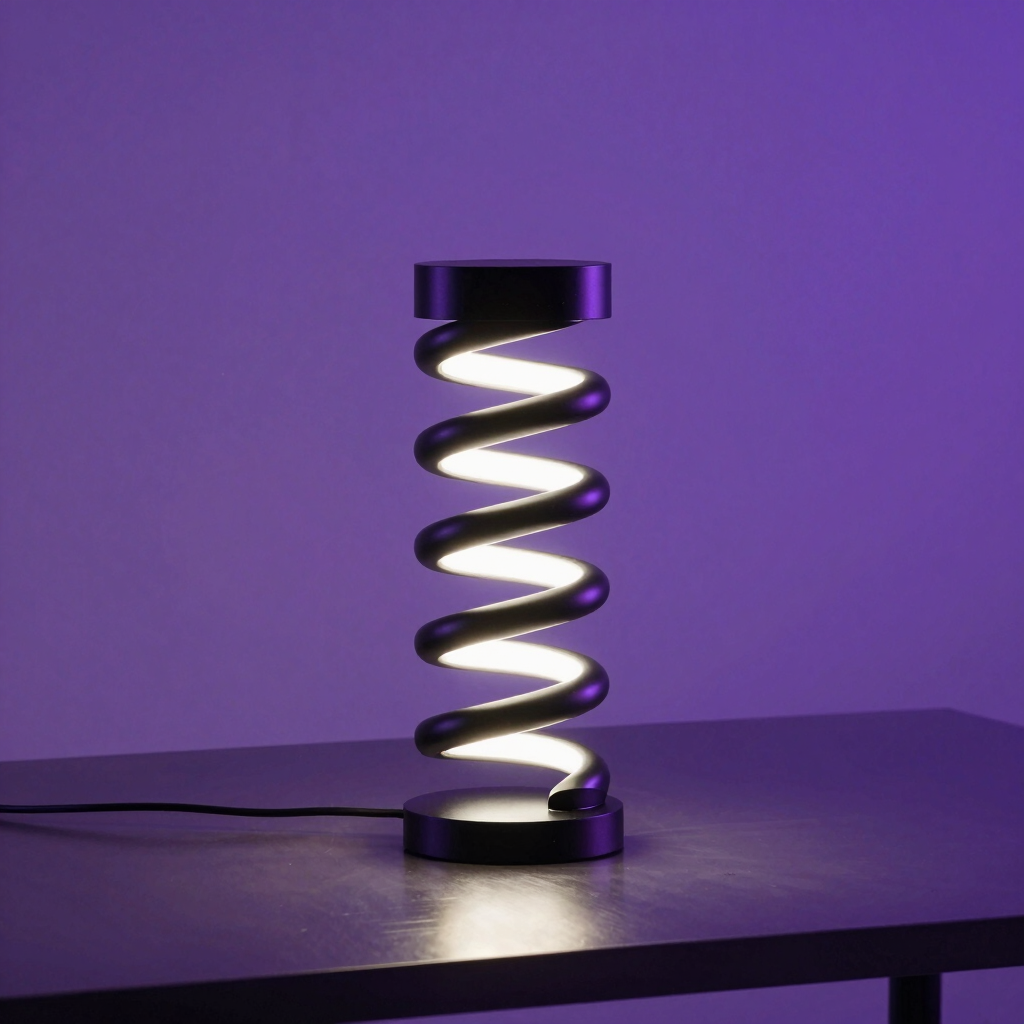 Helix 3D Printed Desk Lamp