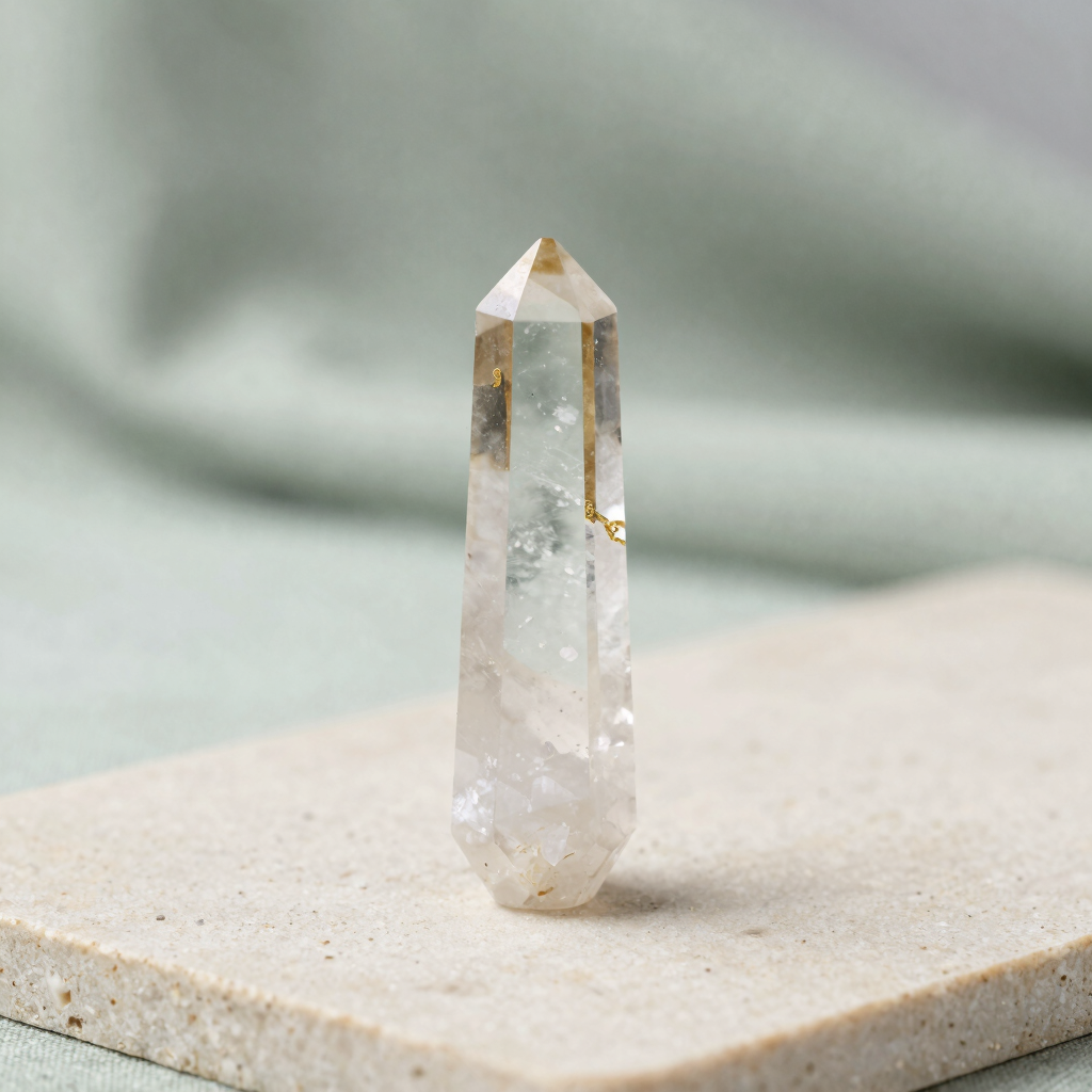 Clear Quartz Obelisk Tower