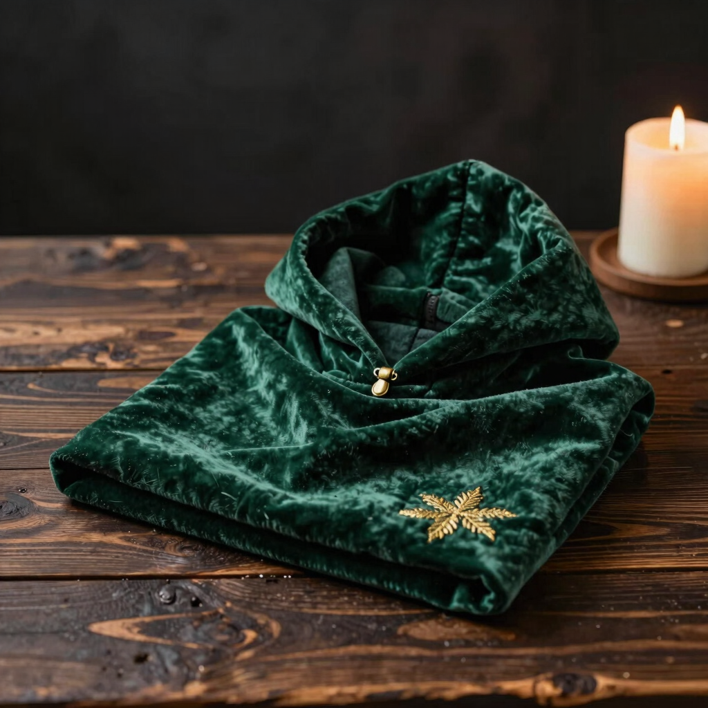Rogue's Velvet Hooded Cowl