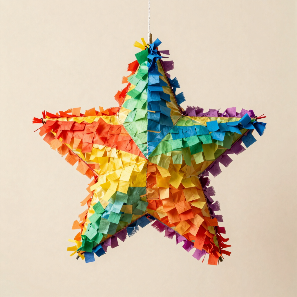 Piñata Estrella Festiva Grande