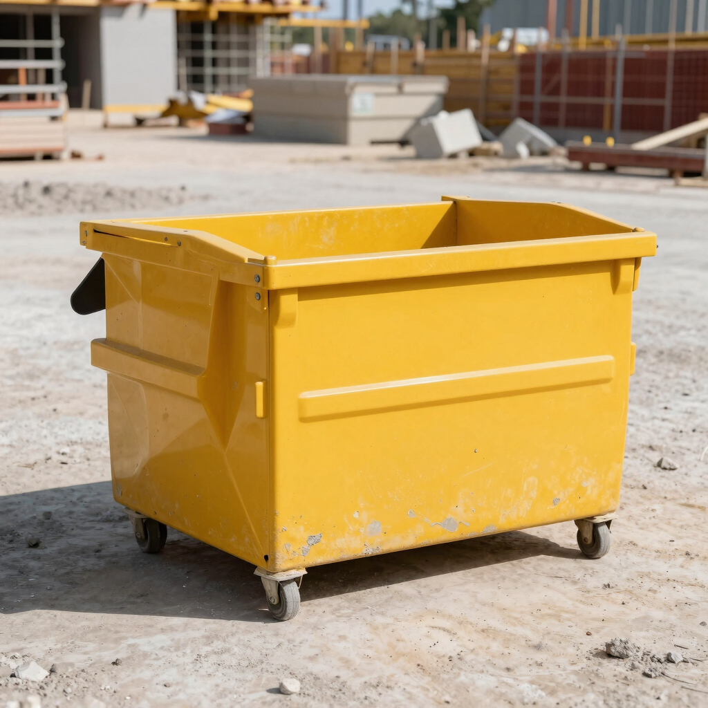 Concrete & Dirt Heavy Dumpster