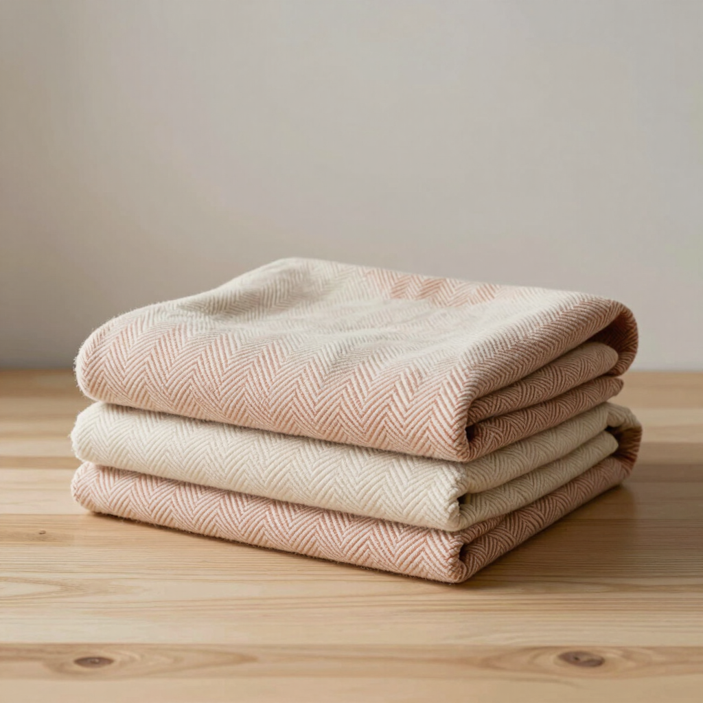 Tonal Herringbone Throw