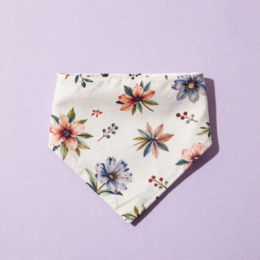 Pañoleta Coqueta de Flores