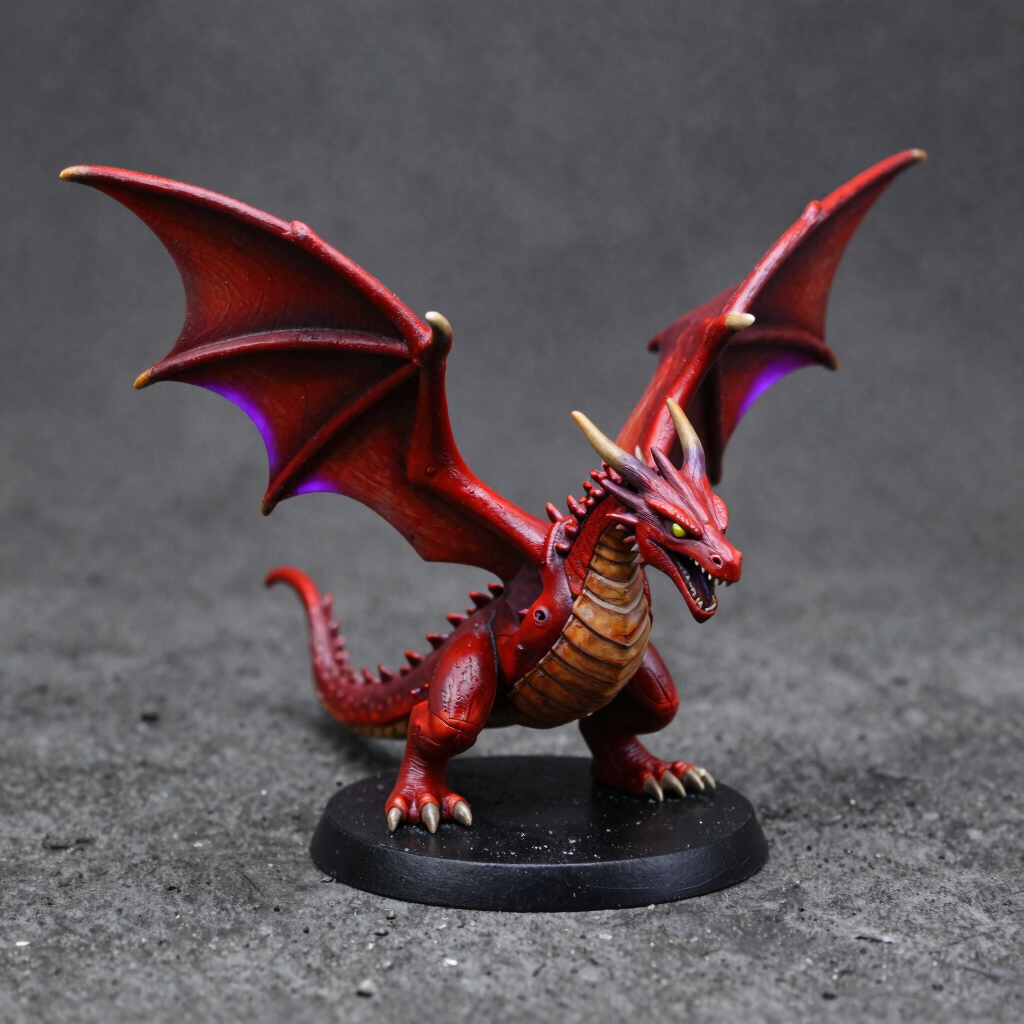 Dragão Vermelho Ancestral - Miniatura Gigante