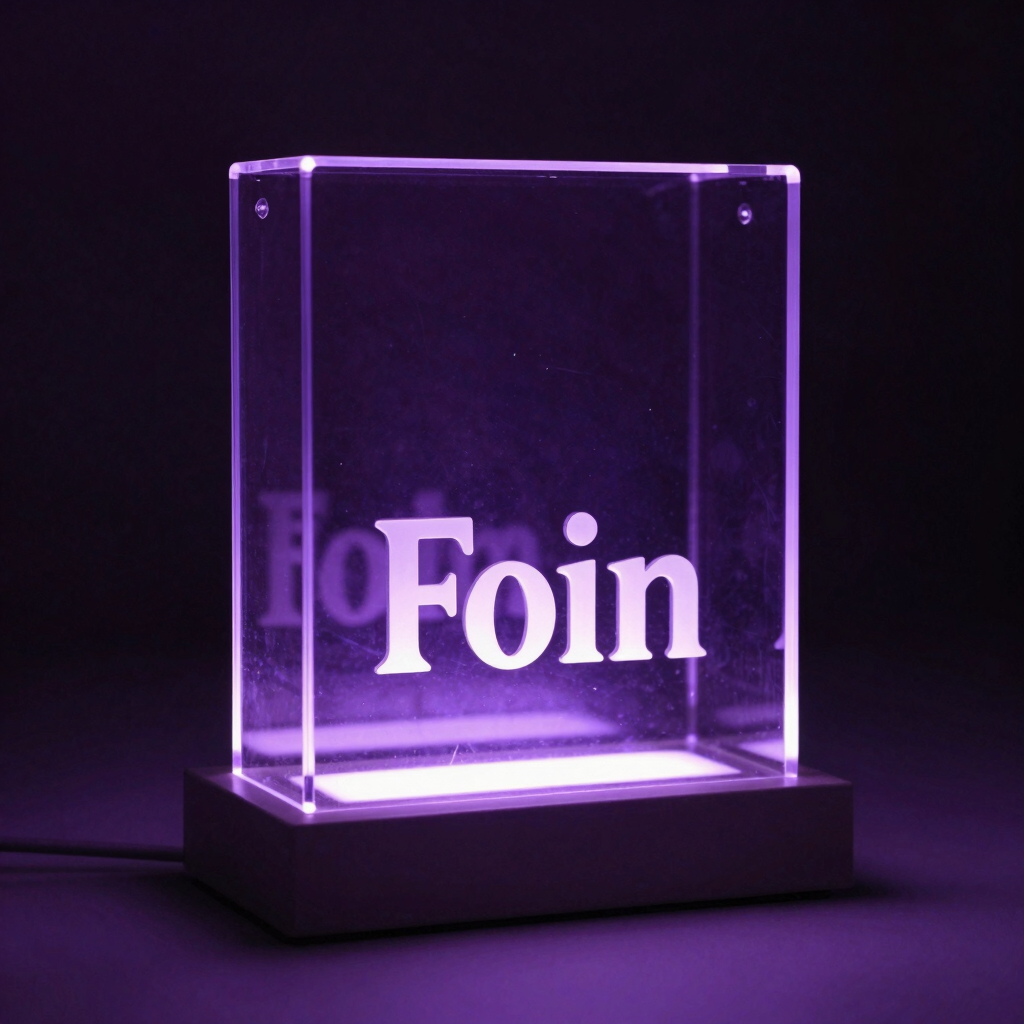 Lâmpada LED 3D Personalizável