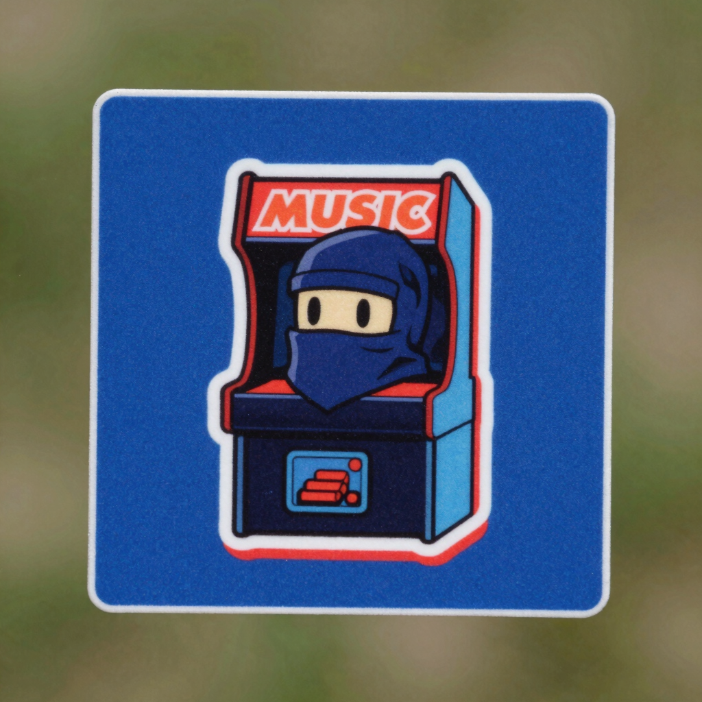 Arcade Cabinet Logo Sticker