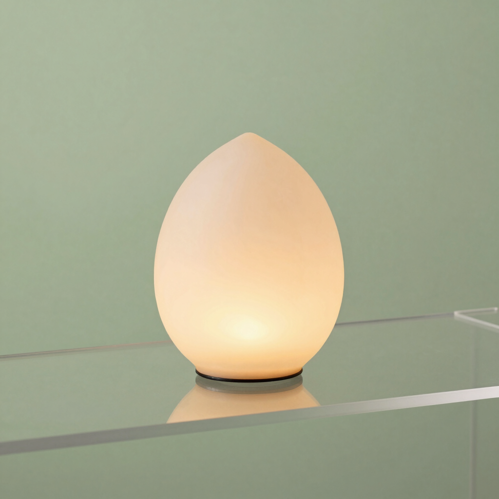 Jelly Bean Glass Table Lamp