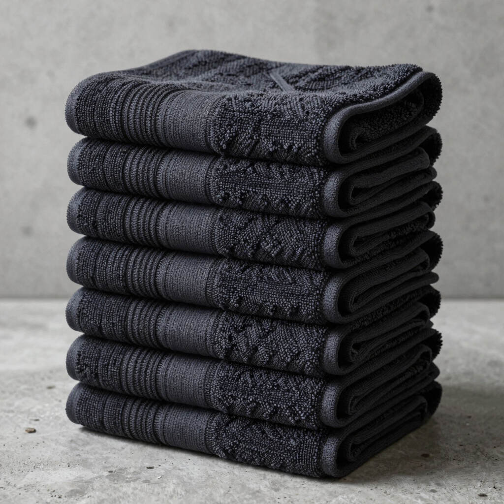 Slab-Dyed Cotton Hand Towels