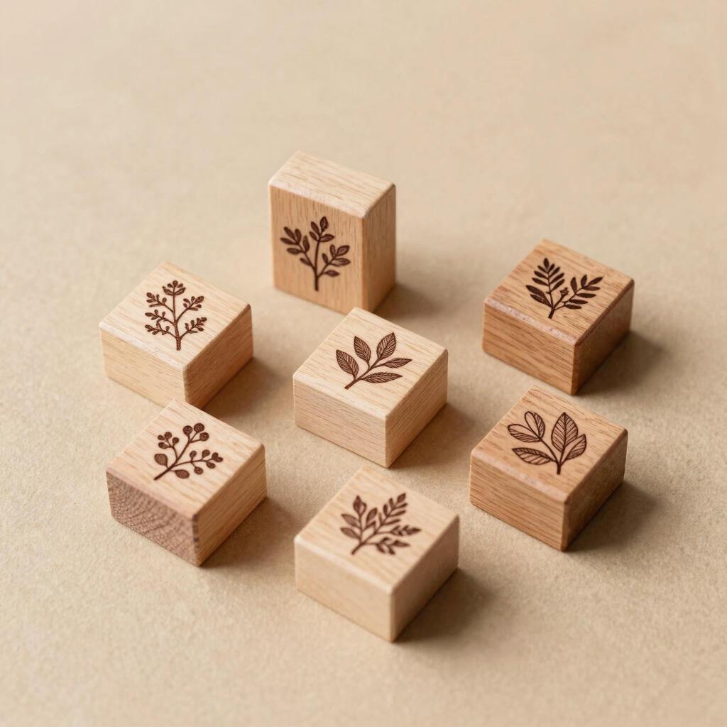 Colección de Sellos Botánicos de Madera