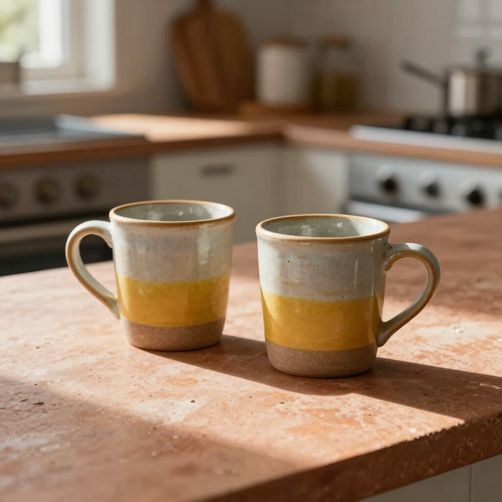 Warm Terracotta Espresso Set