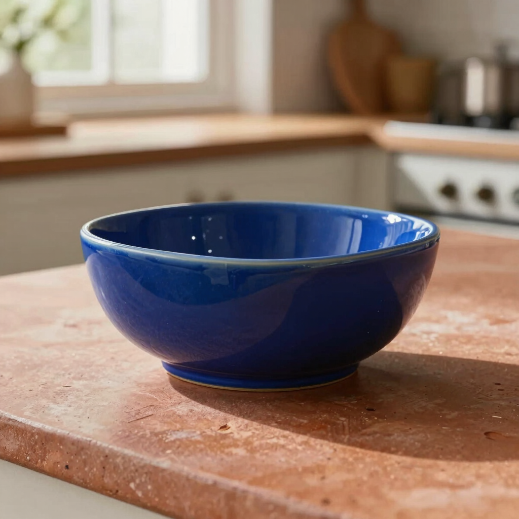 Deep Cobalt Breakfast Bowl