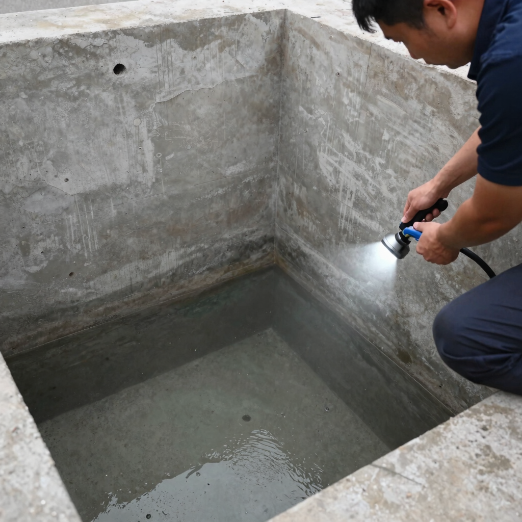 Pembersihan Ground Tank