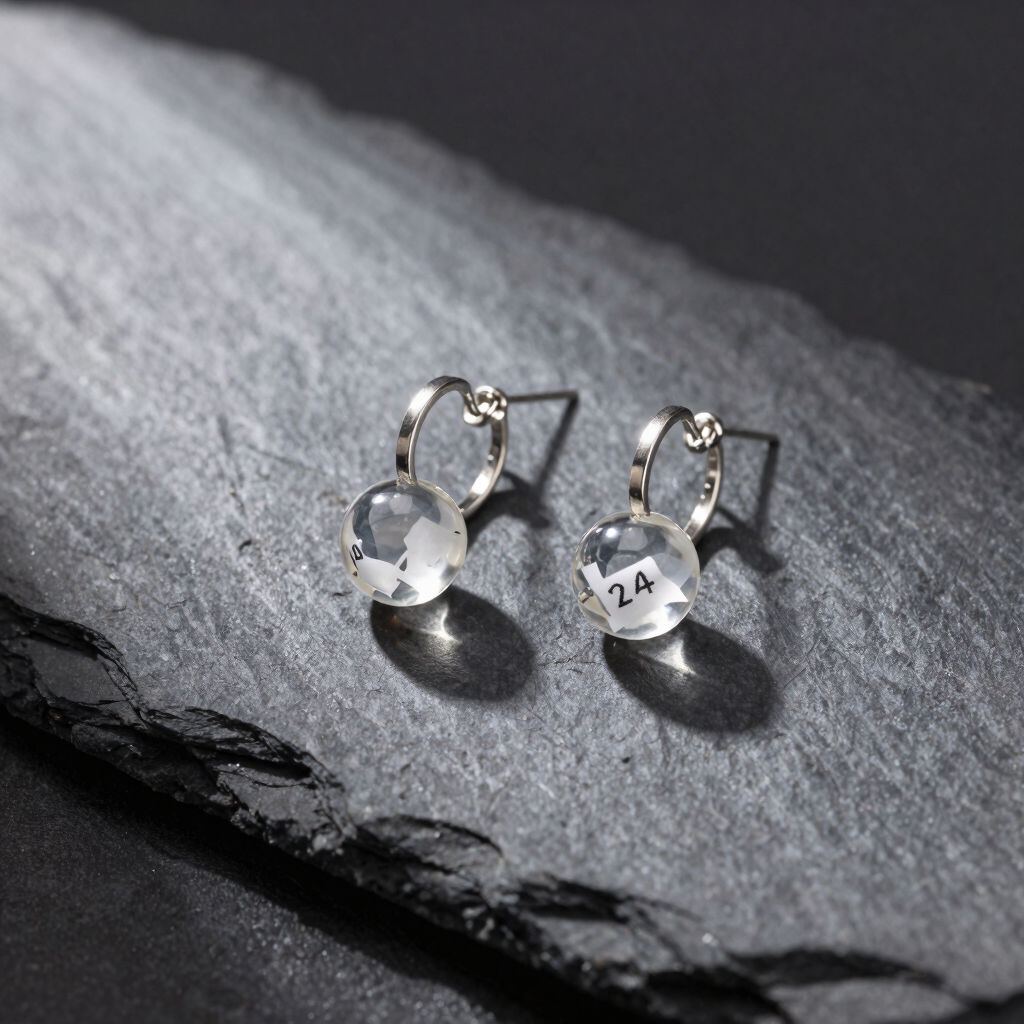 Paper Trail Hoop Earrings