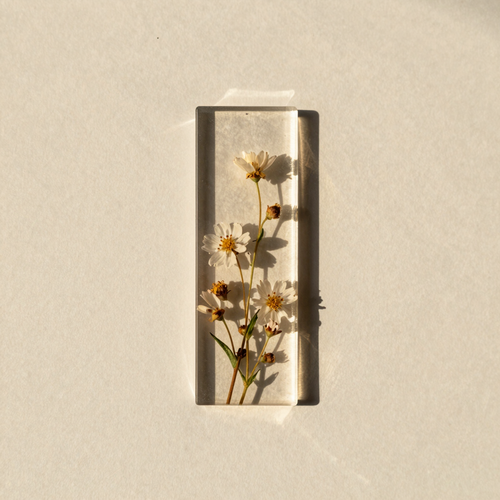 Botanical Resin Bookmark with Tassel