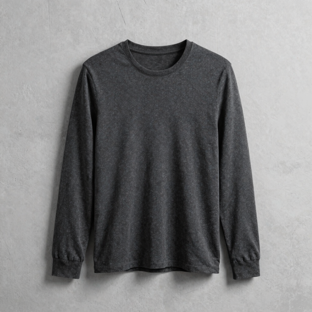 Asymmetrical drape long sleeve