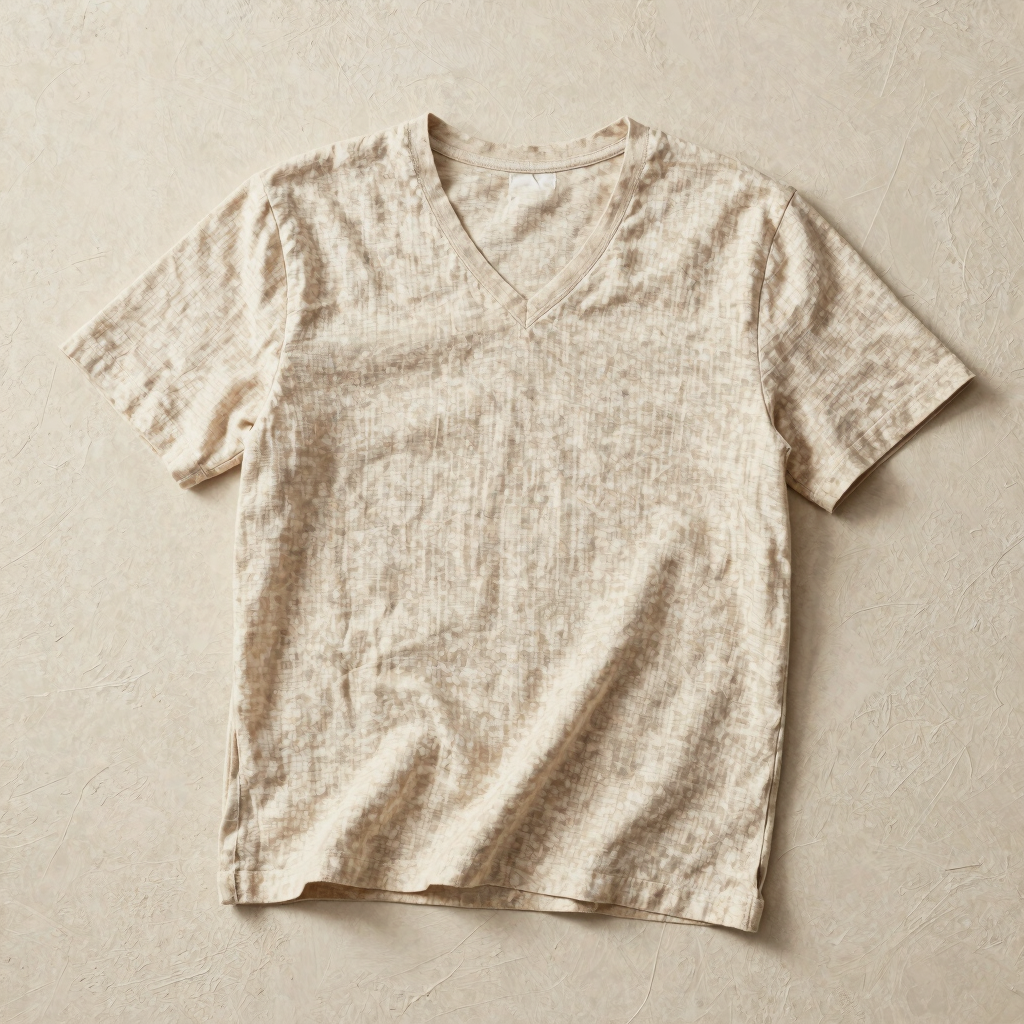 Camiseta Decote V Aveia
