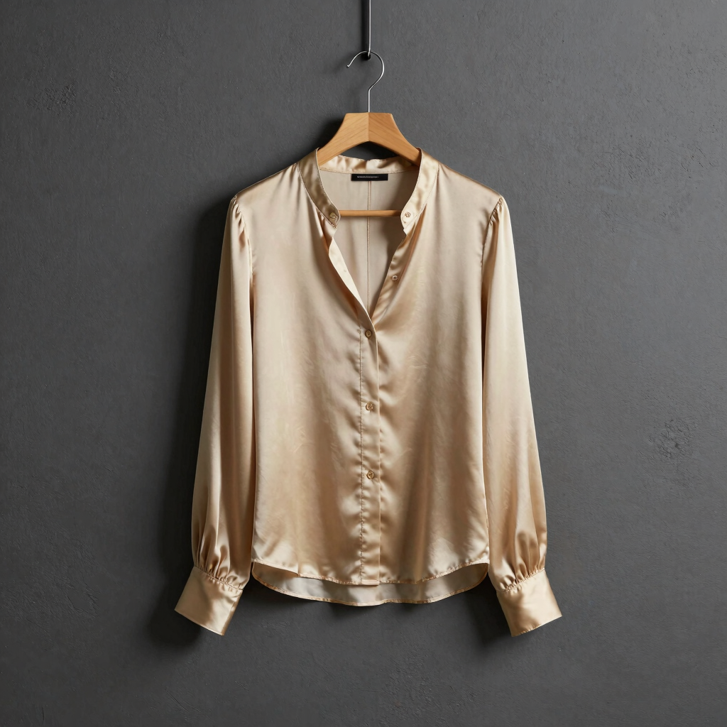 Asymmetric Drape Blouse