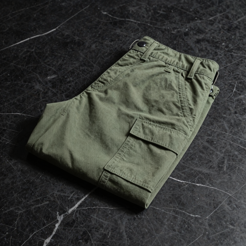 Tailored Canvas Cargo Pants