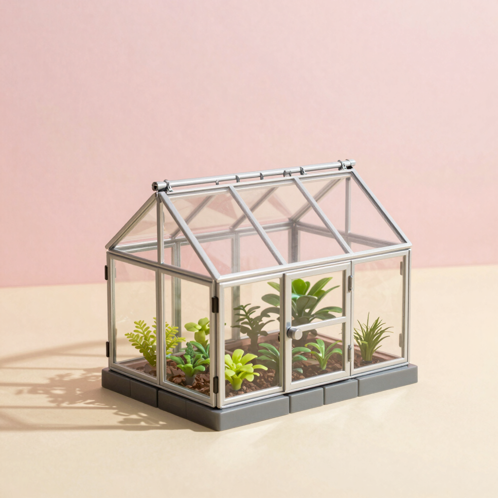 Mini Botanical Greenhouse Brick Kit