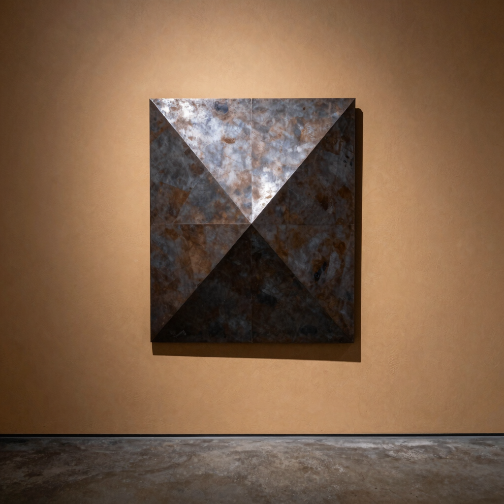 Facet Iron Wall Plaque