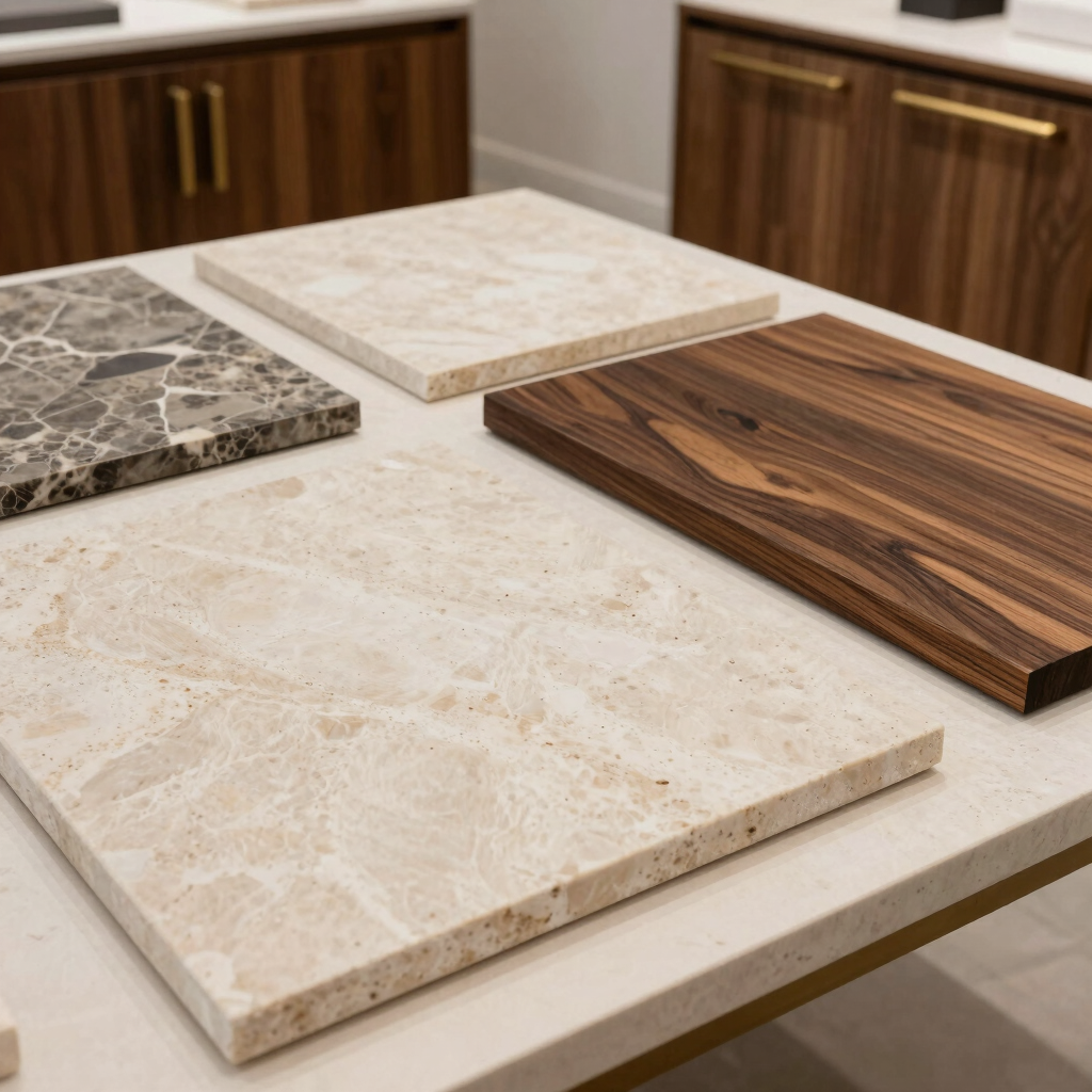 Showroom Stone & Finish Selection