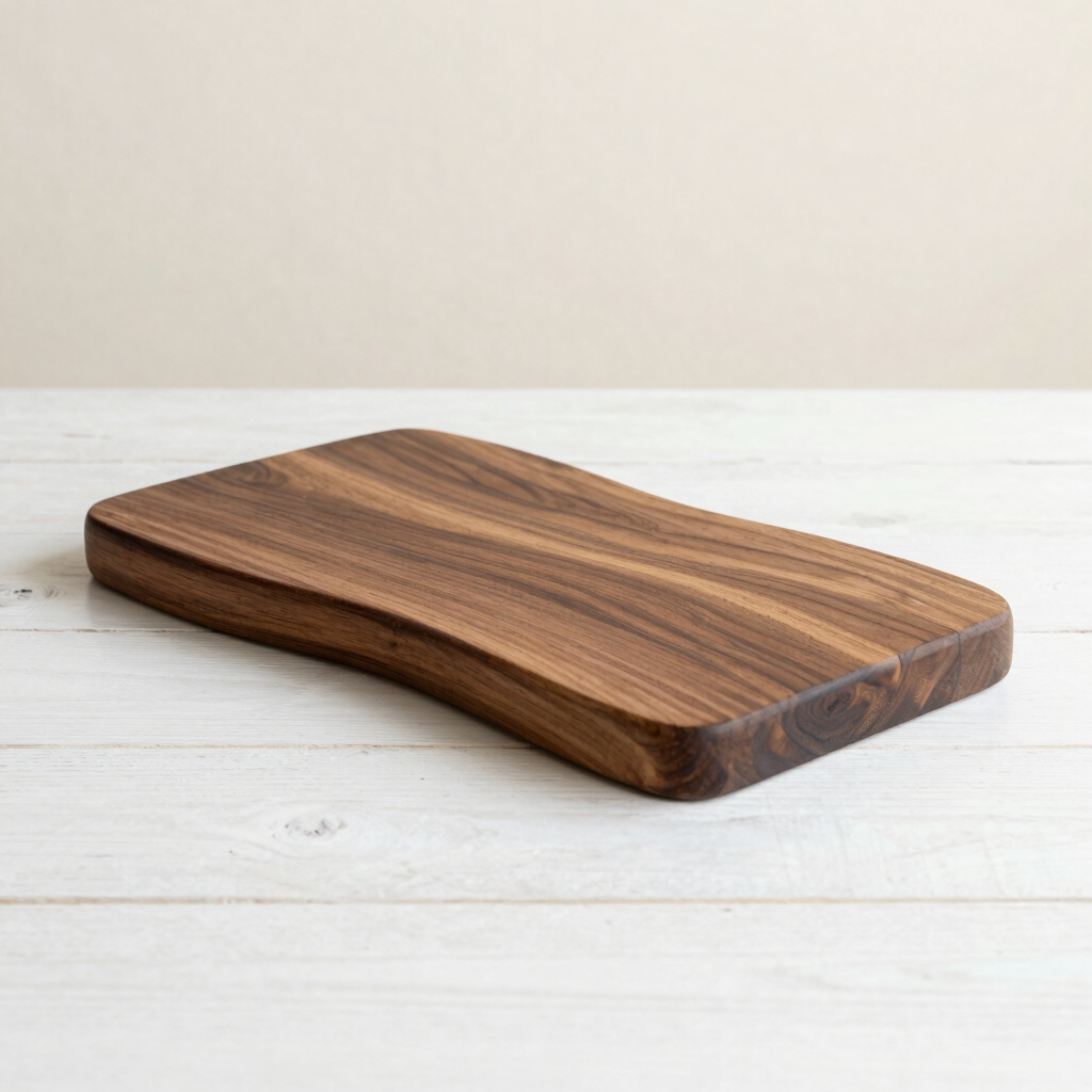 Carved Walnut Serving Board