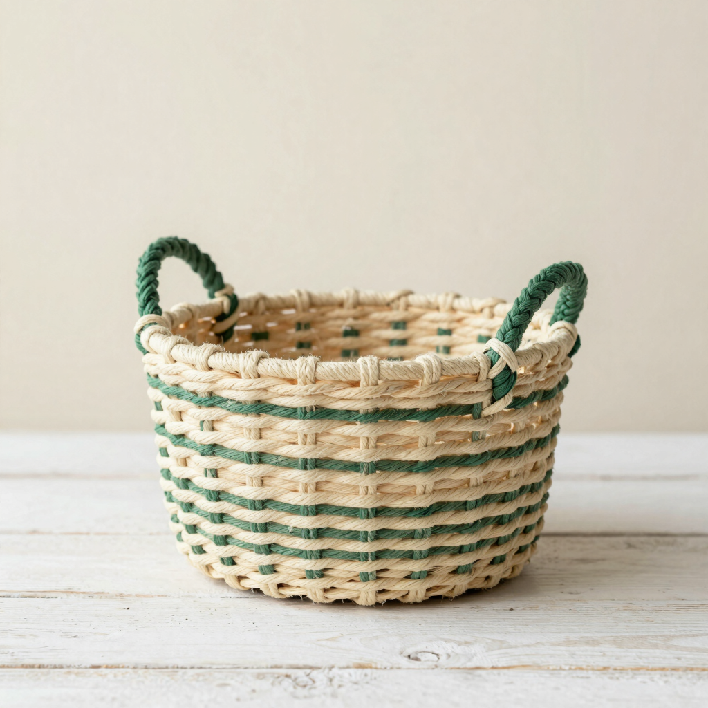 Woven Cotton Storage Basket