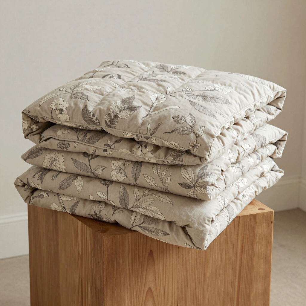 Mogra Block-Printed Cotton Comforter