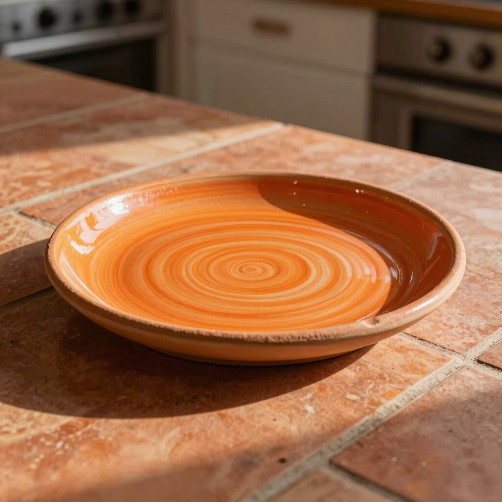 Terracotta Sunset Dinner Plate