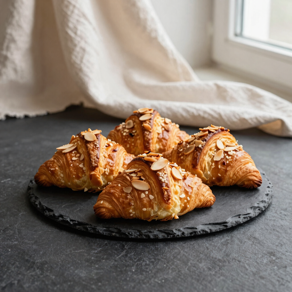 Almond Frangipane Croissants
