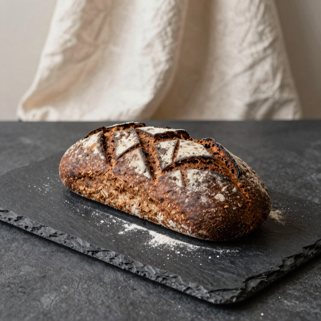 Charcoal Rye with Fennel