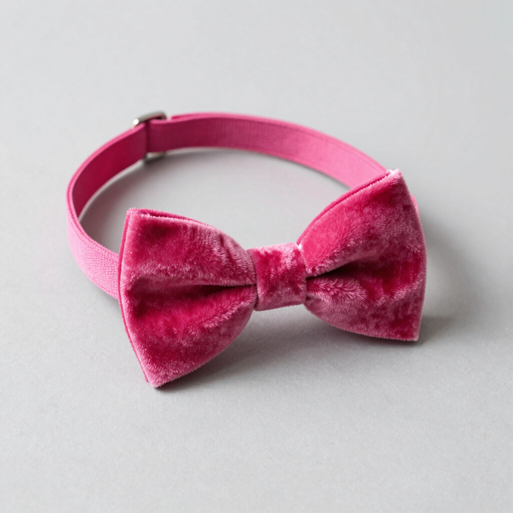 Moño de Gala Terciopelo Magenta