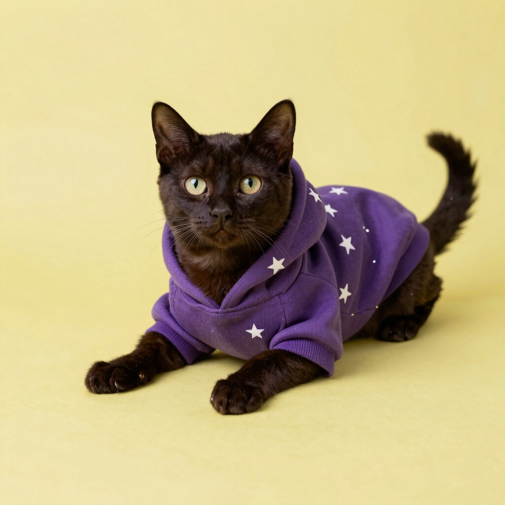 Sudadera Felina "Gatito Cósmico"