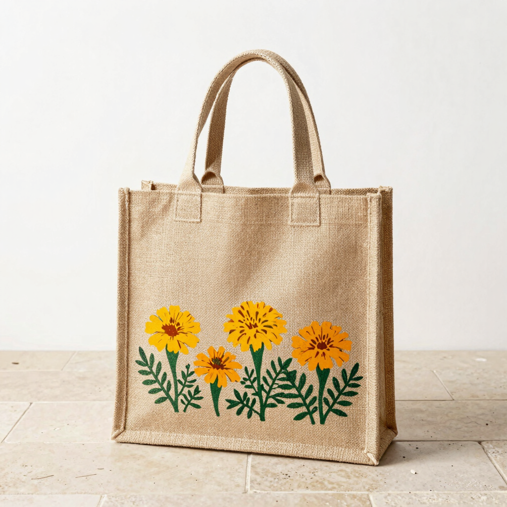Handwoven Jute Tote Bag