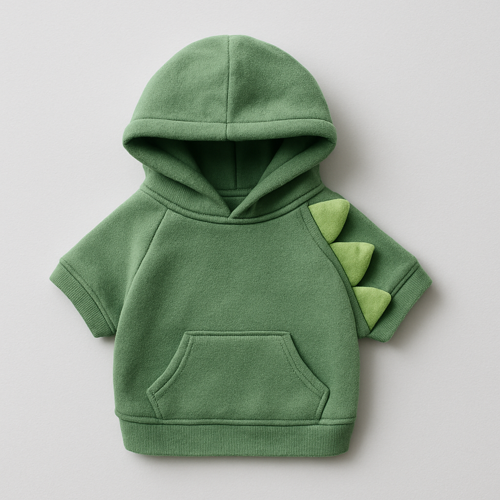 Sudadera Dino-Bebé con Cresta