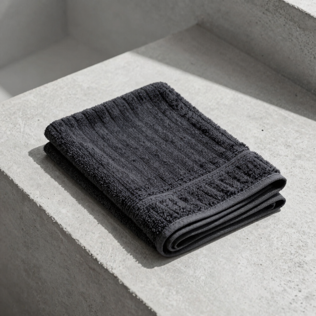 Heavyweight Ribbed Guest Towel