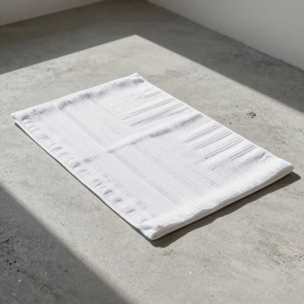 Sculpted Linear Bath Mat