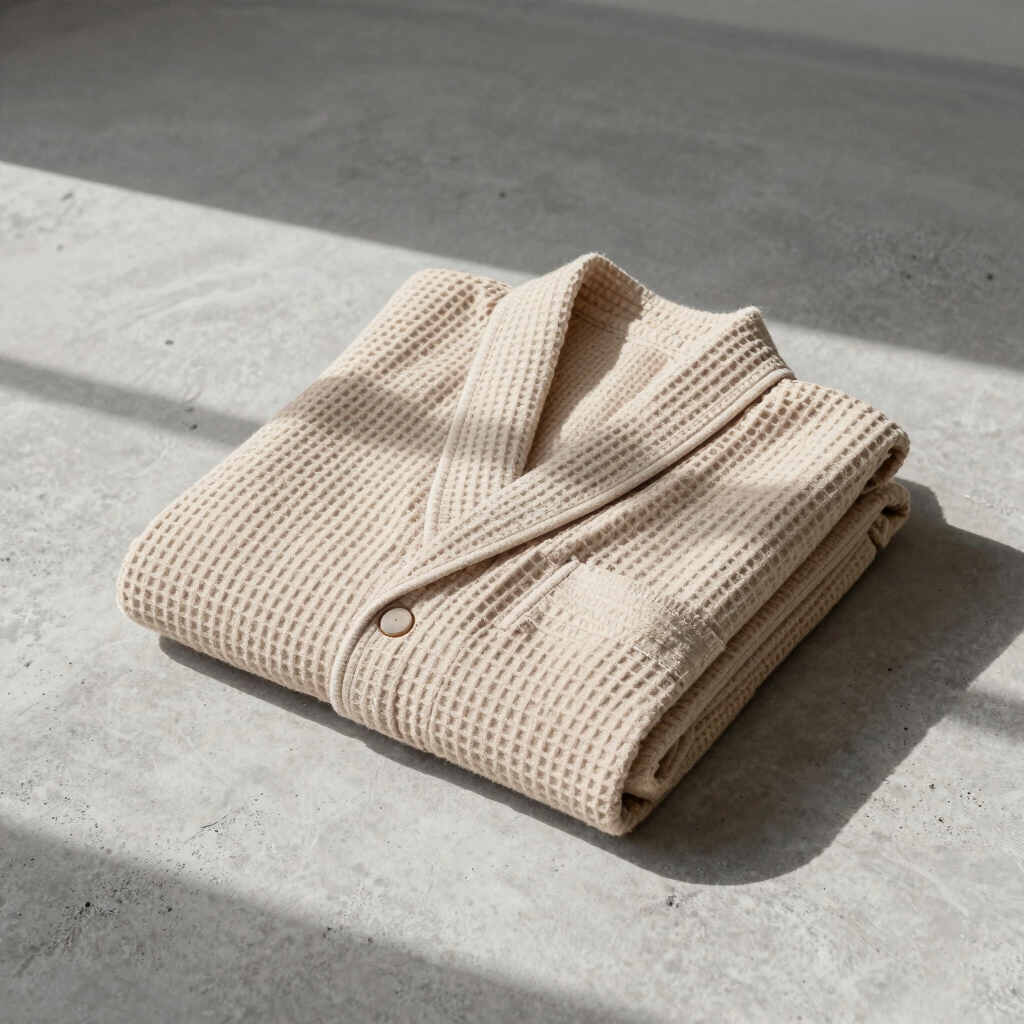 Structured Waffle Bathrobe