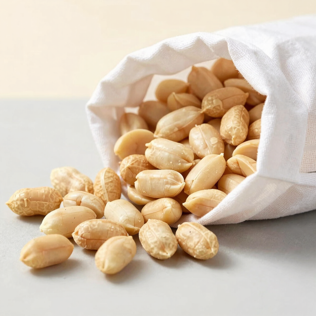 Kacang Tanah Kupas Bulat