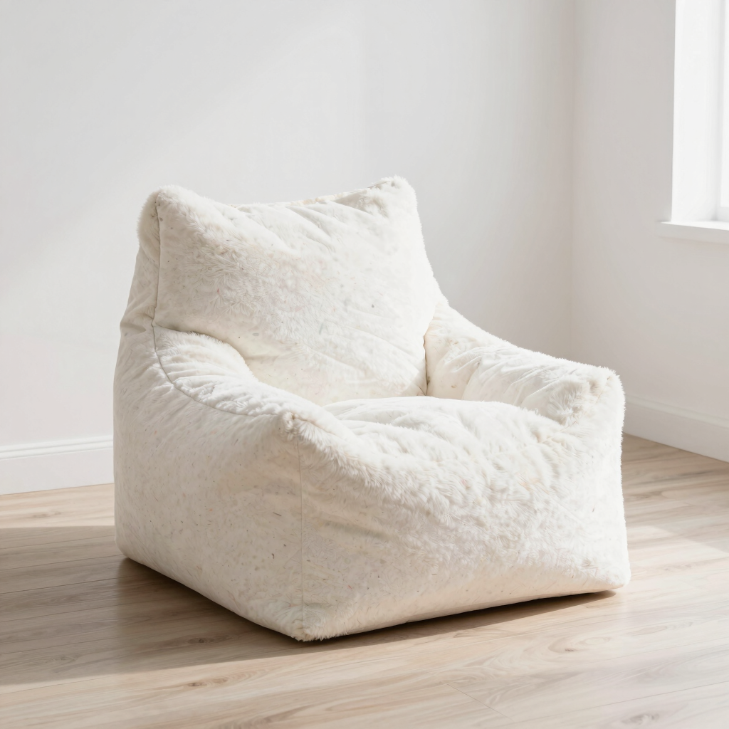 Puffa Terrazzo Faux Fur Lounger
