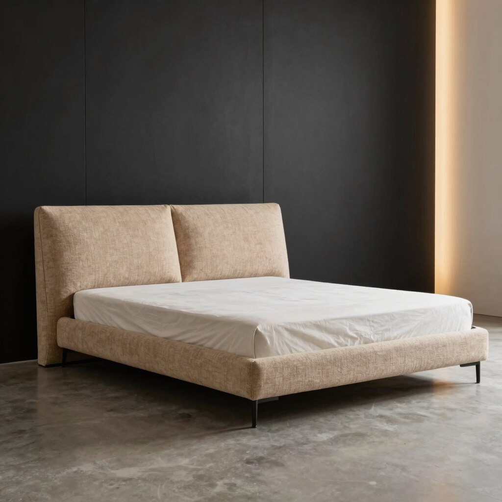Aurelia Bouclé Upholstered Bed