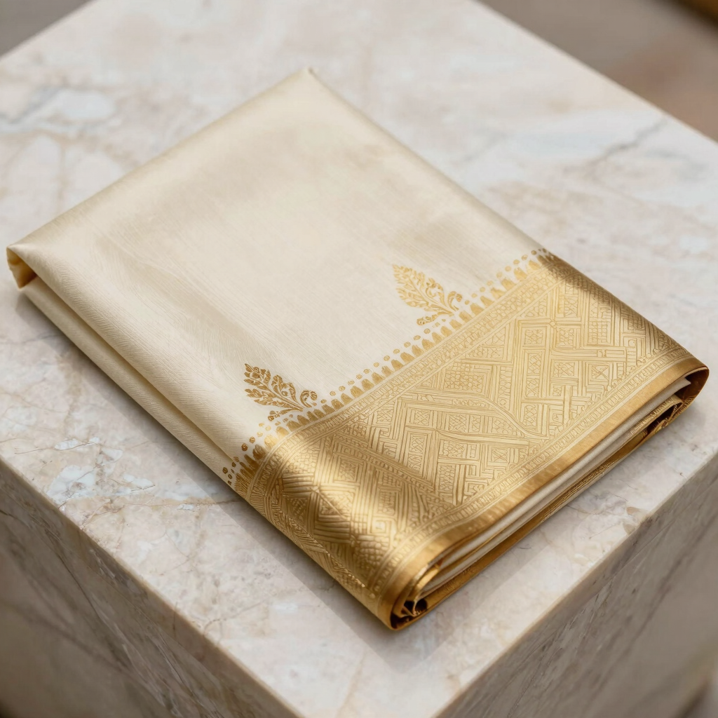 Gilded Blossom Banarasi Dupatta
