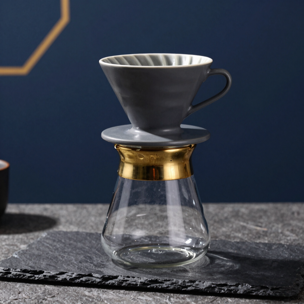 Aura Matte Ceramic Pour-Over Set