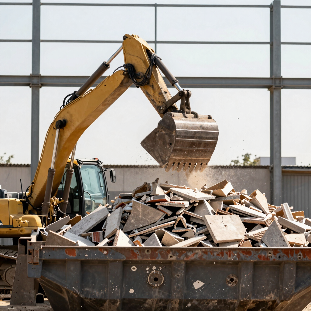Post-Demolition Rubble Haul-Out