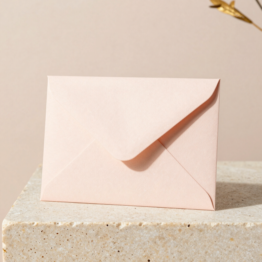 Blush Envelope Card Holder