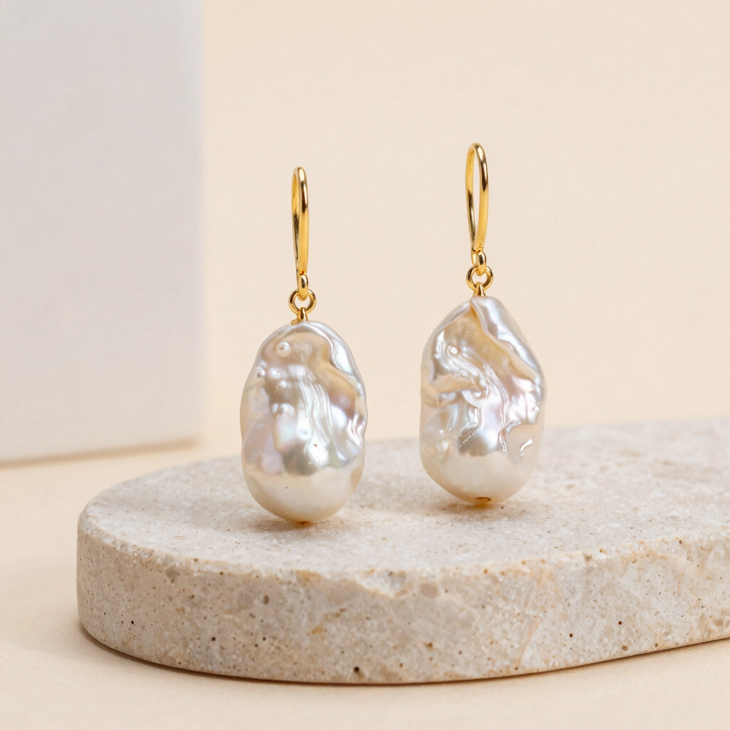 Aurelia Pearl Drop Earrings