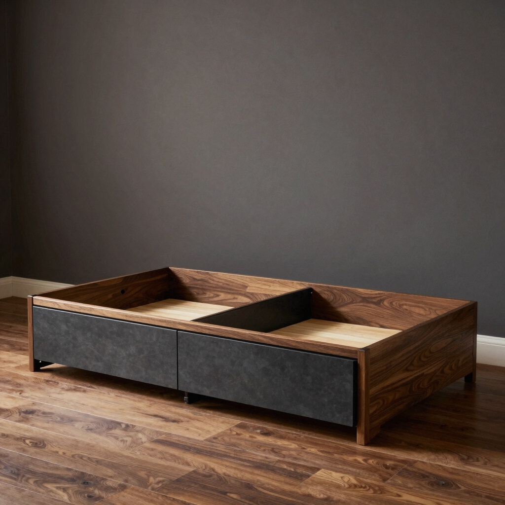 Apex Oak Storage Bed Frame