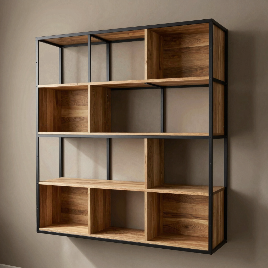 Grid Modular Wall Shelf Unit